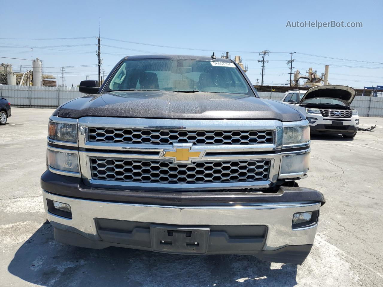 2015 Chevrolet Silverado C1500 Lt Gray vin: 1GCRCREC2FZ302416