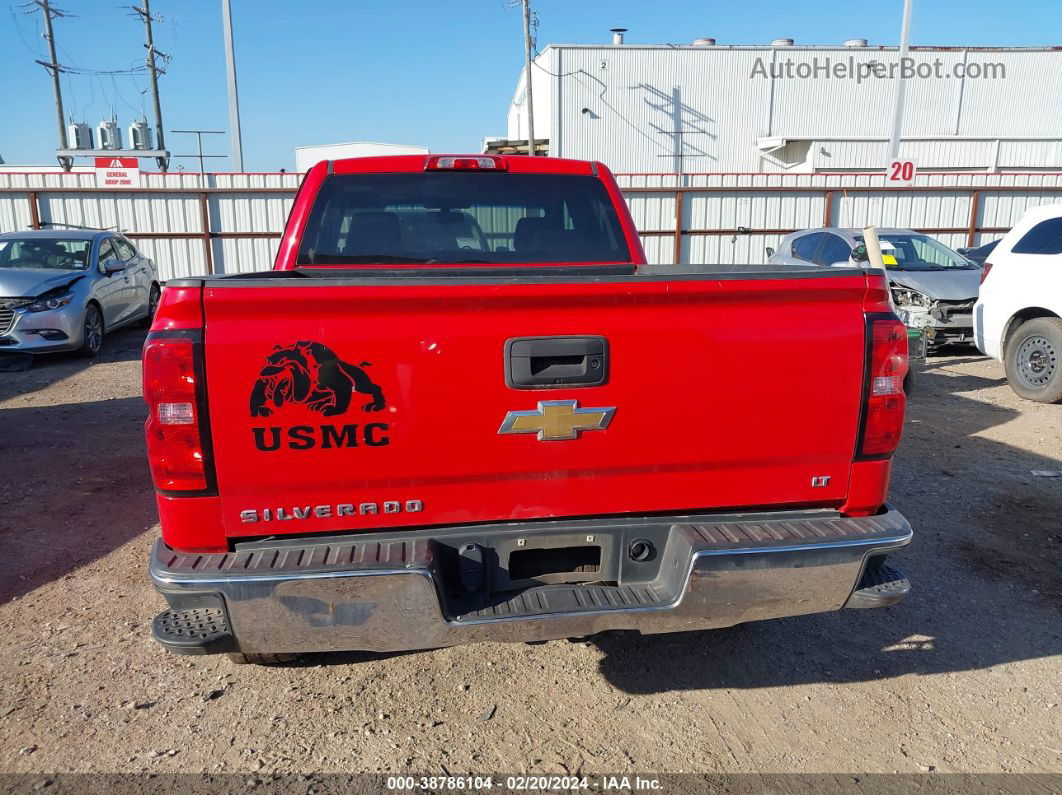 2018 Chevrolet Silverado 1500 1lt Red vin: 1GCRCREC2JZ314655