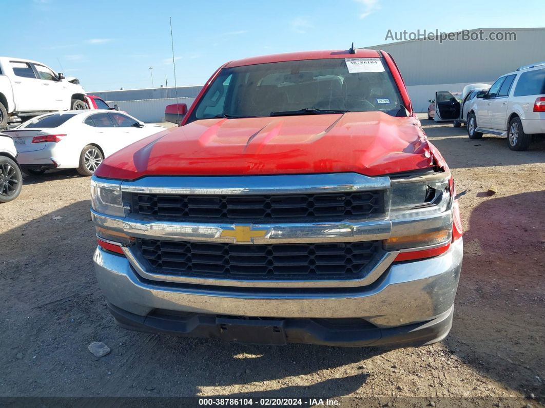 2018 Chevrolet Silverado 1500 1lt Red vin: 1GCRCREC2JZ314655