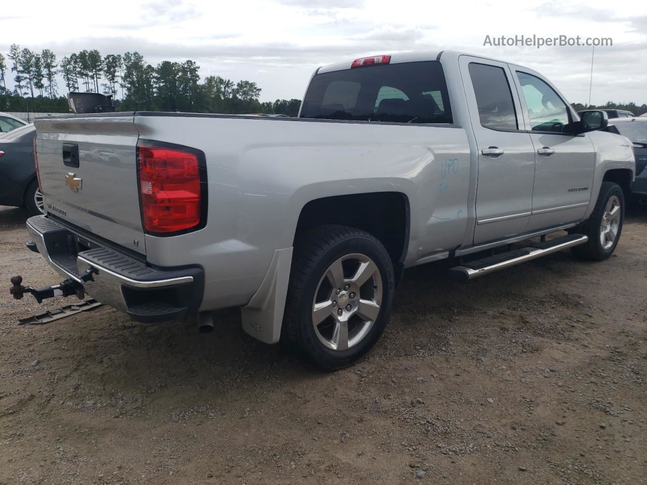 2018 Chevrolet Silverado C1500 Lt Silver vin: 1GCRCREC6JZ109193