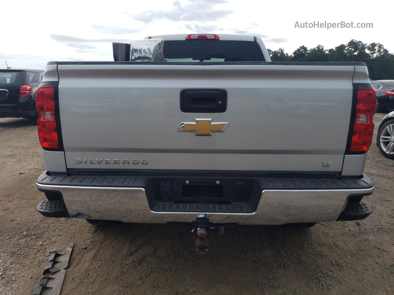 2018 Chevrolet Silverado C1500 Lt Silver vin: 1GCRCREC6JZ109193