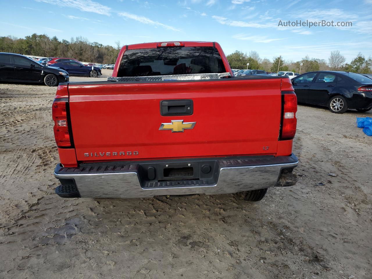 2018 Chevrolet Silverado C1500 Lt Red vin: 1GCRCREC6JZ296791