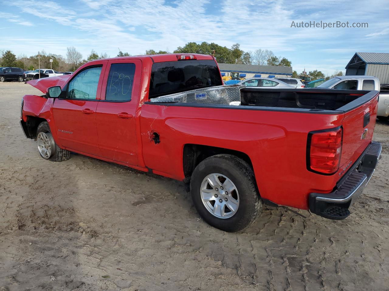 2018 Chevrolet Silverado C1500 Lt Red vin: 1GCRCREC6JZ296791