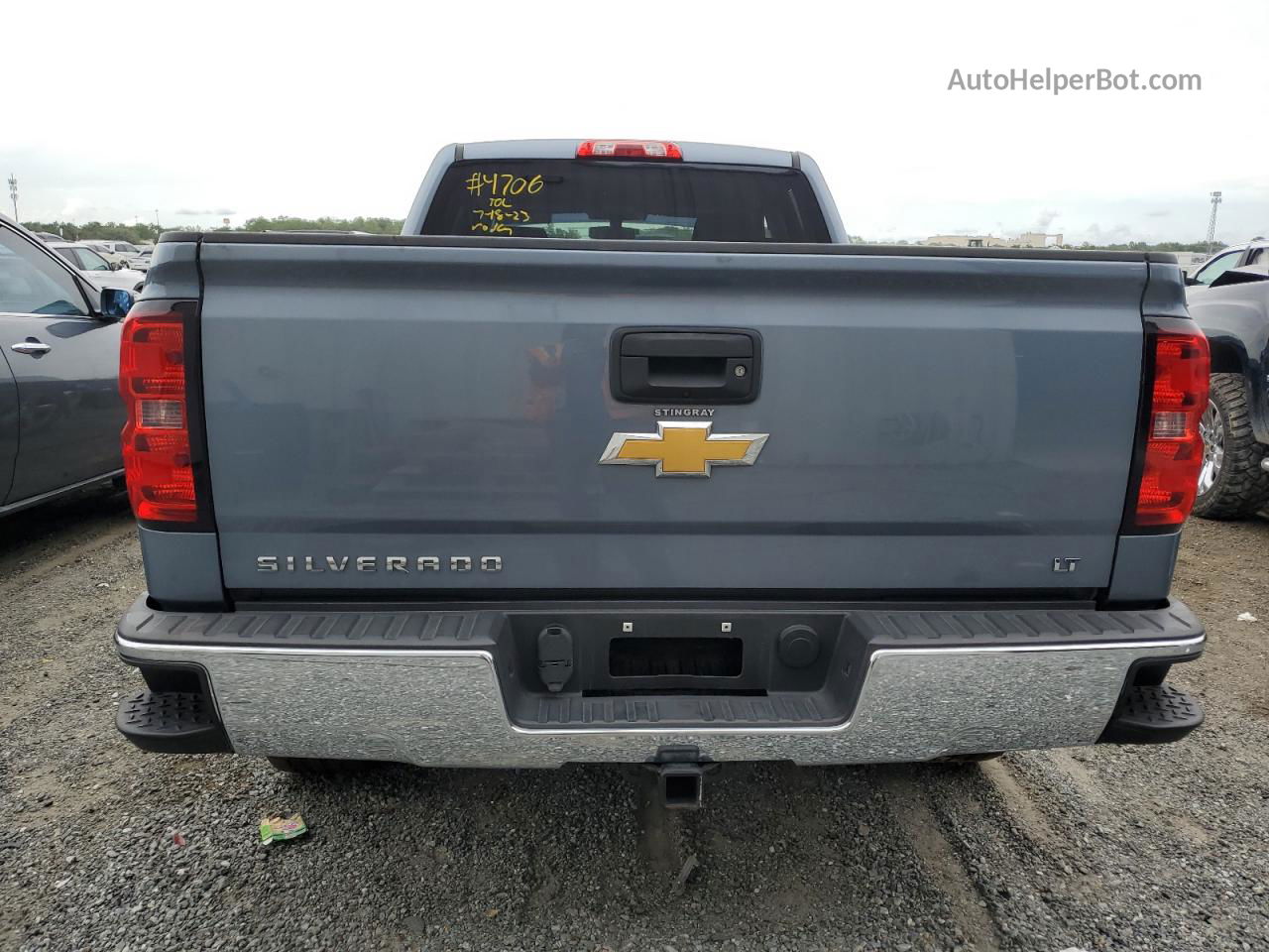 2015 Chevrolet Silverado C1500 Lt Синий vin: 1GCRCREC7FZ307885