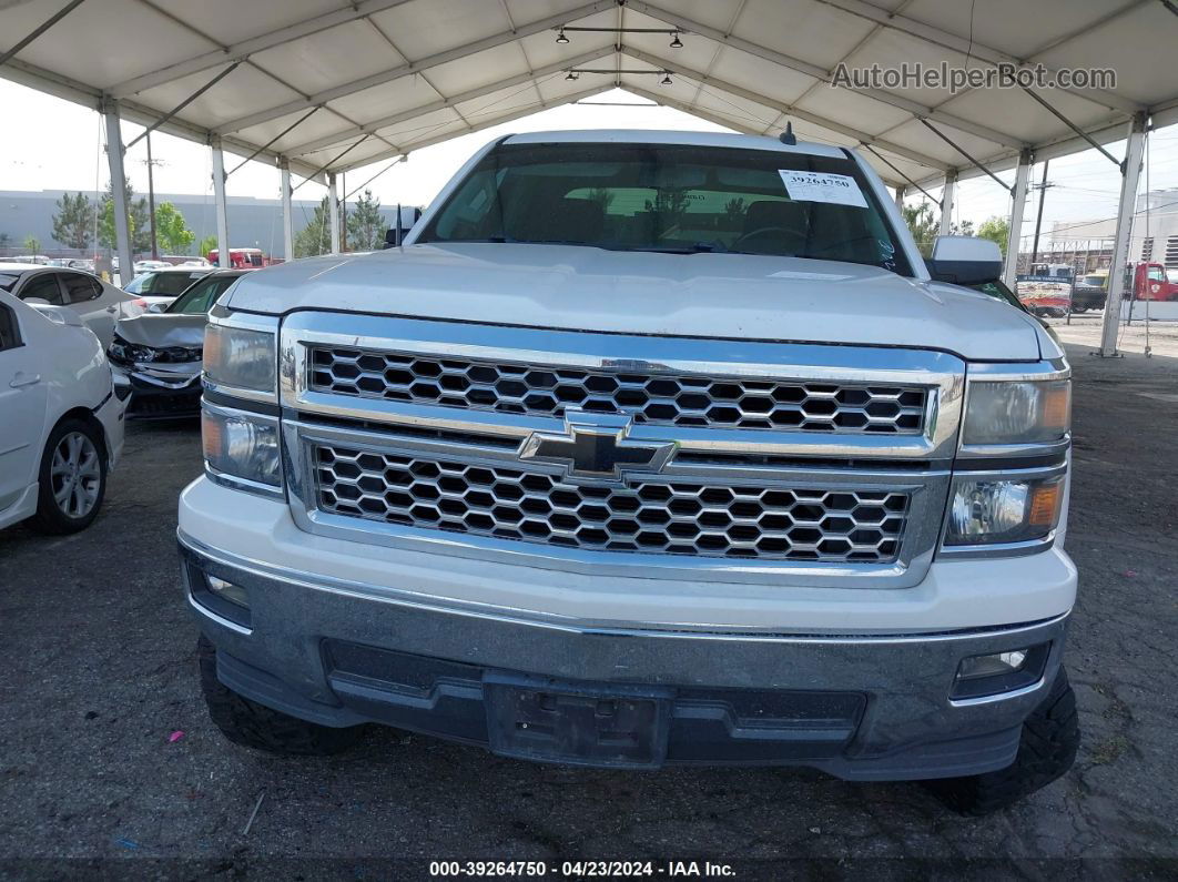 2015 Chevrolet Silverado 1500 1lt White vin: 1GCRCRECXFZ263400