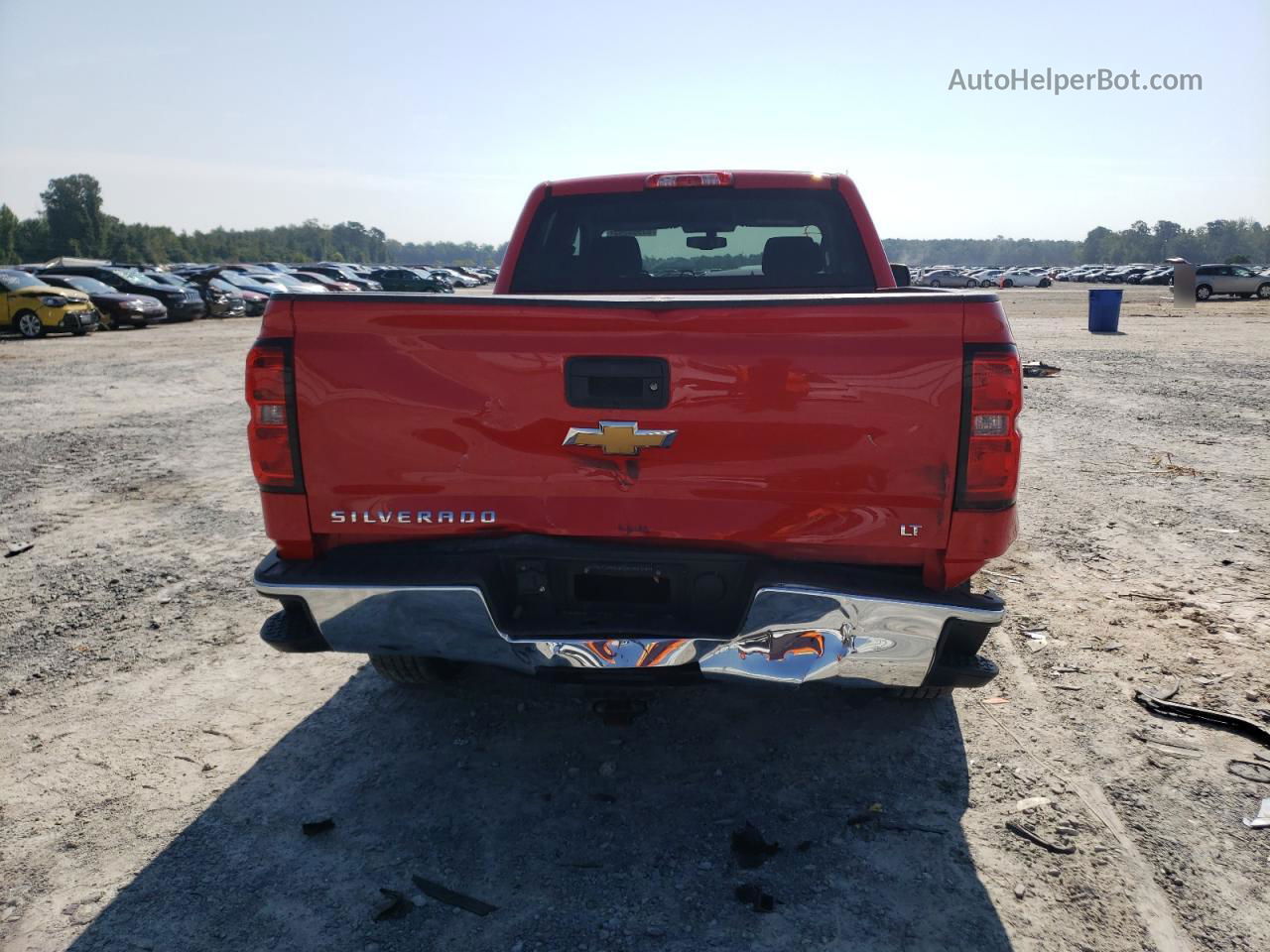 2018 Chevrolet Silverado C1500 Lt Red vin: 1GCRCREH2JZ133373