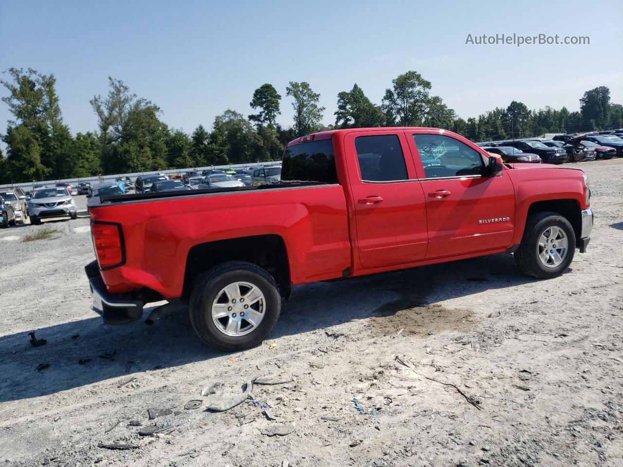 2018 Chevrolet Silverado C1500 Lt Red vin: 1GCRCREH2JZ133373