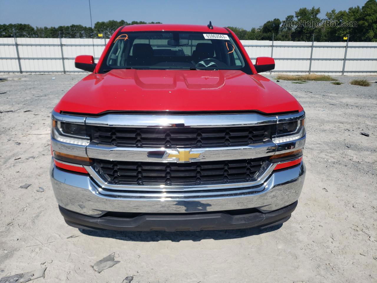 2018 Chevrolet Silverado C1500 Lt Красный vin: 1GCRCREH2JZ133373