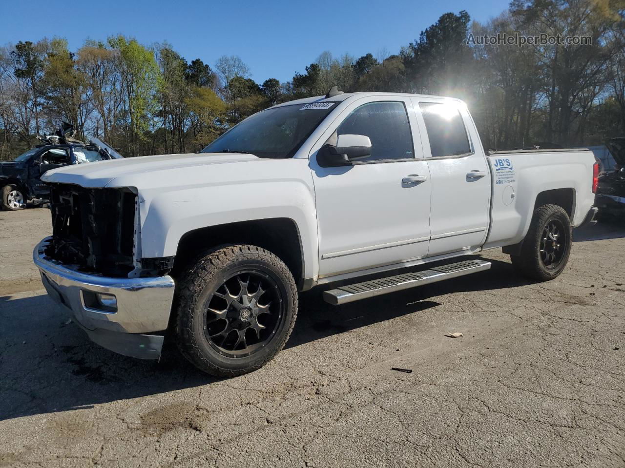 2015 Chevrolet Silverado C1500 Lt White vin: 1GCRCREH4FZ277238