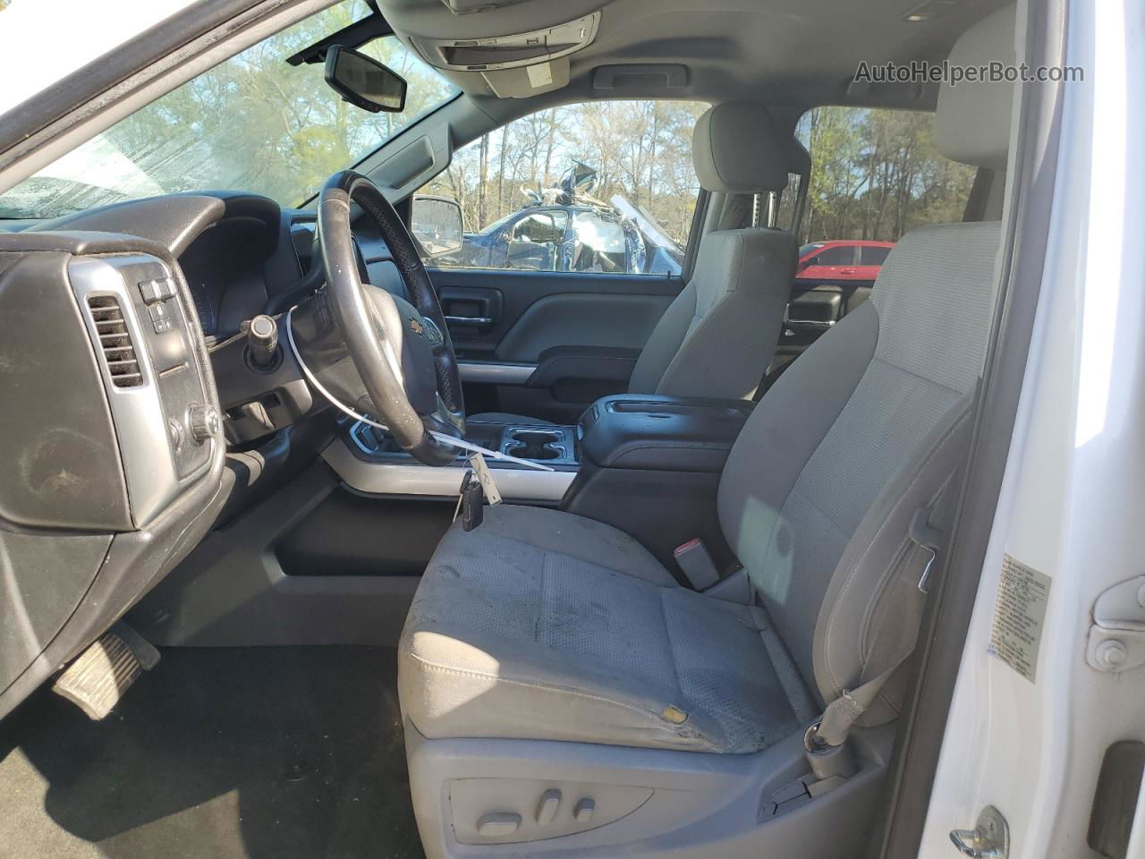 2015 Chevrolet Silverado C1500 Lt White vin: 1GCRCREH4FZ277238