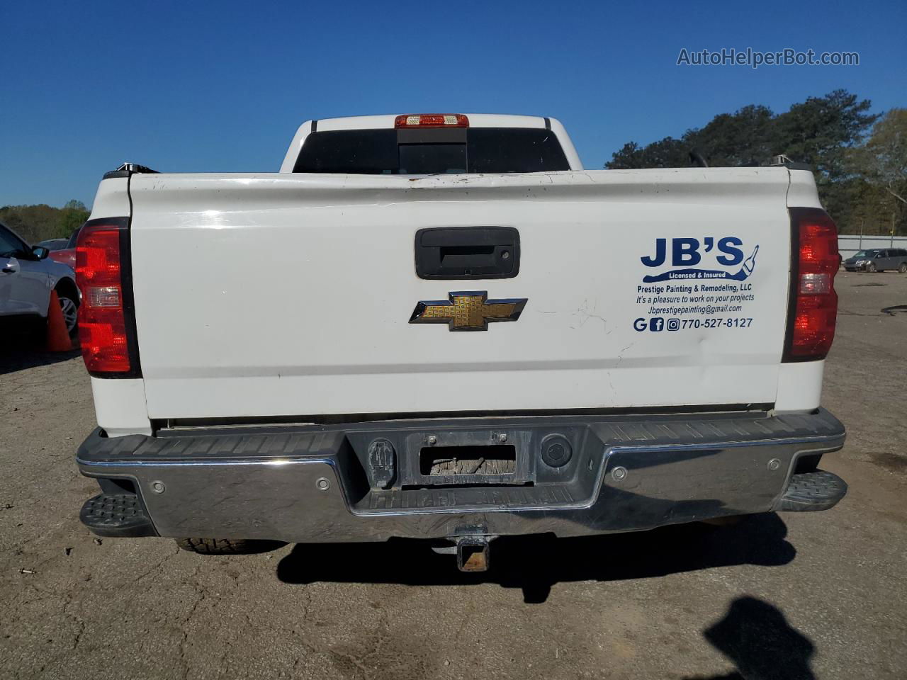 2015 Chevrolet Silverado C1500 Lt White vin: 1GCRCREH4FZ277238