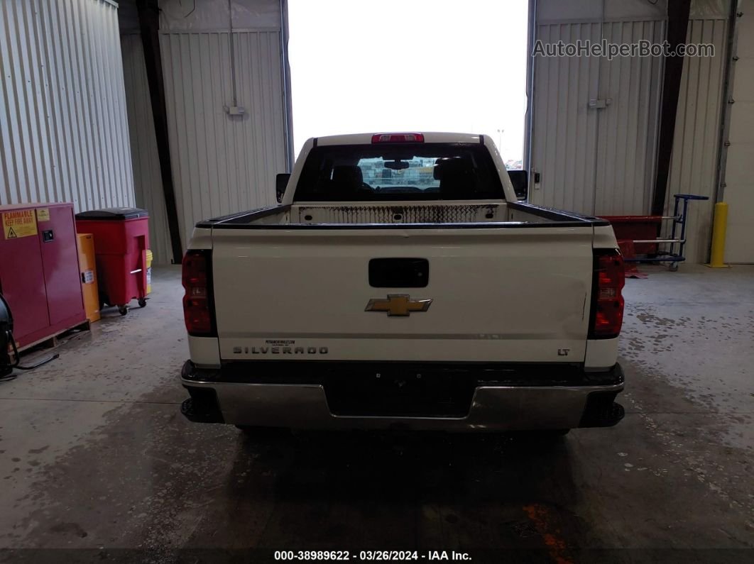 2015 Chevrolet Silverado 1500 1lt White vin: 1GCRCREH4FZ294377