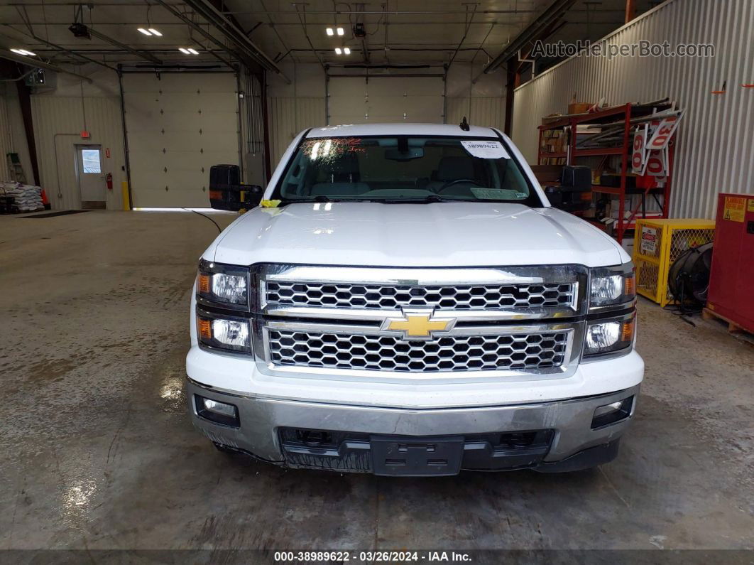 2015 Chevrolet Silverado 1500 1lt White vin: 1GCRCREH4FZ294377