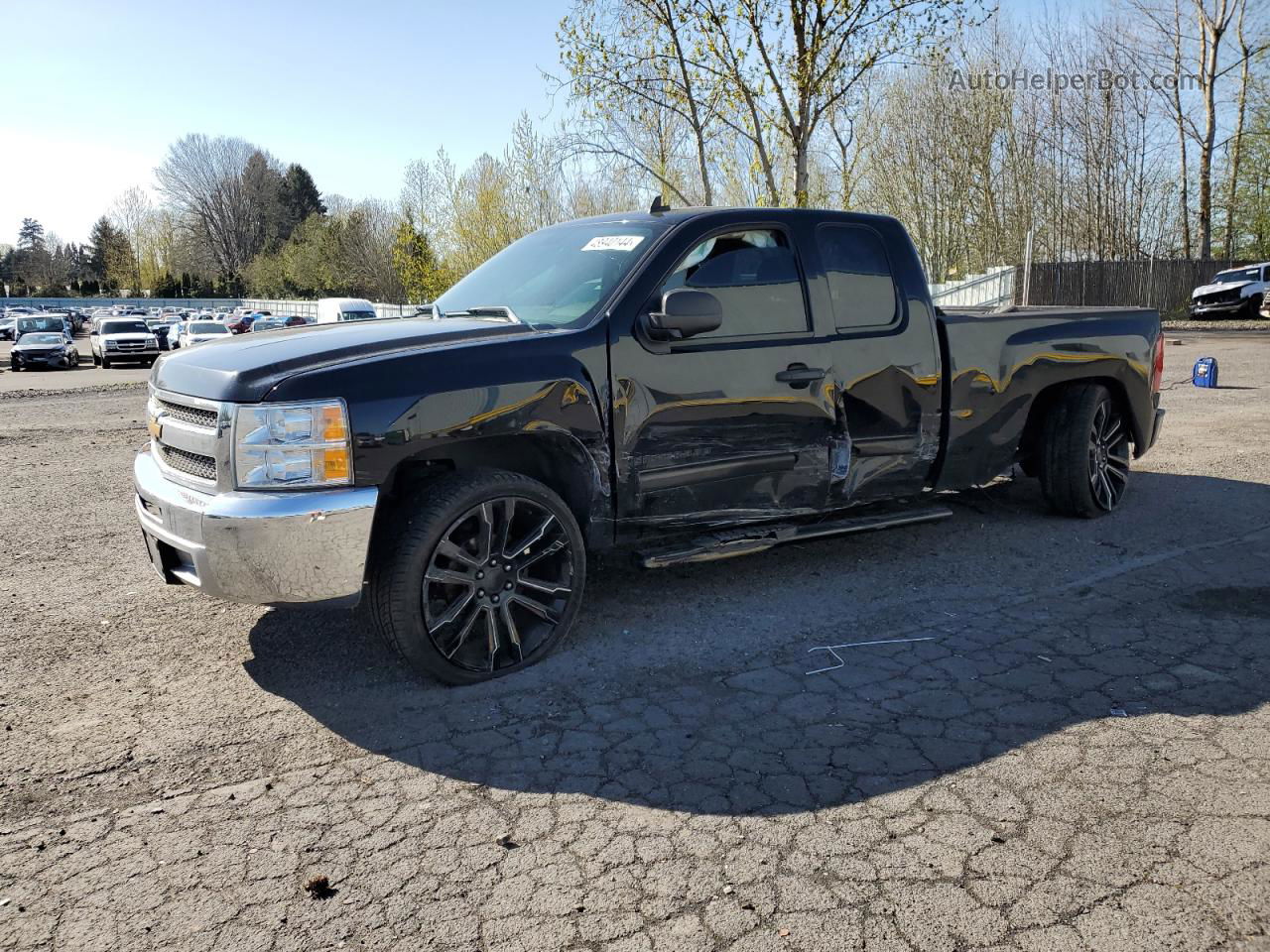 2013 Chevrolet Silverado C1500 Lt Black vin: 1GCRCSE01DZ241005