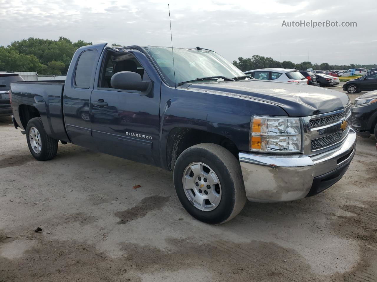 2012 Chevrolet Silverado C1500 Lt Blue vin: 1GCRCSE03CZ199080