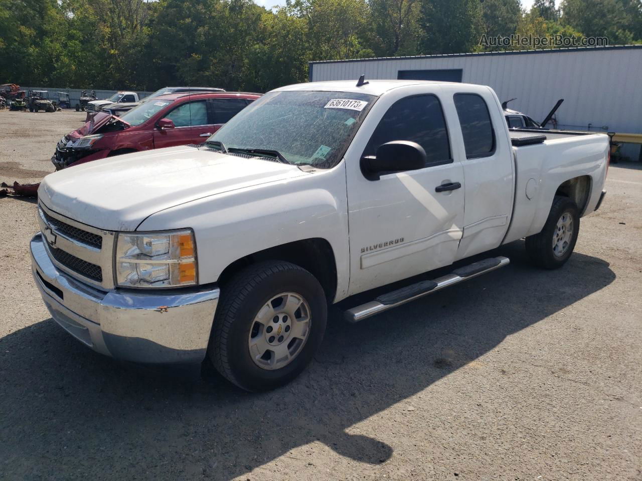 2012 Chevrolet Silverado C1500 Lt White vin: 1GCRCSE04CZ341694