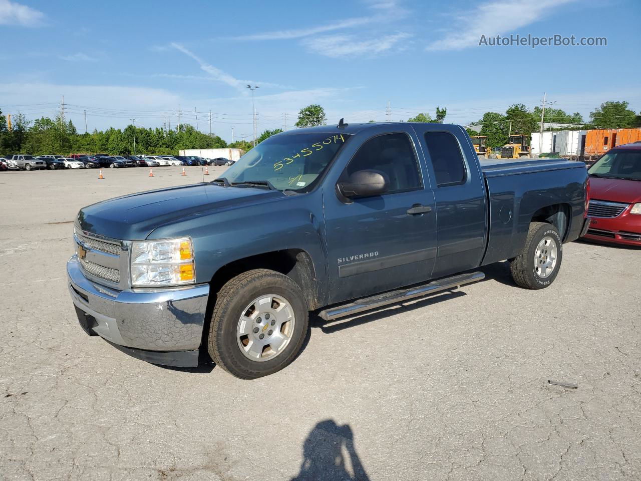 2013 Chevrolet Silverado C1500 Lt Blue vin: 1GCRCSE04DZ309961