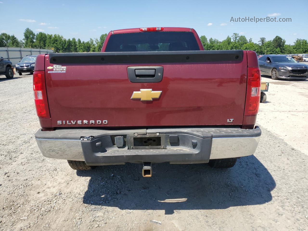 2013 Chevrolet Silverado C1500 Lt Burgundy vin: 1GCRCSE05DZ215684