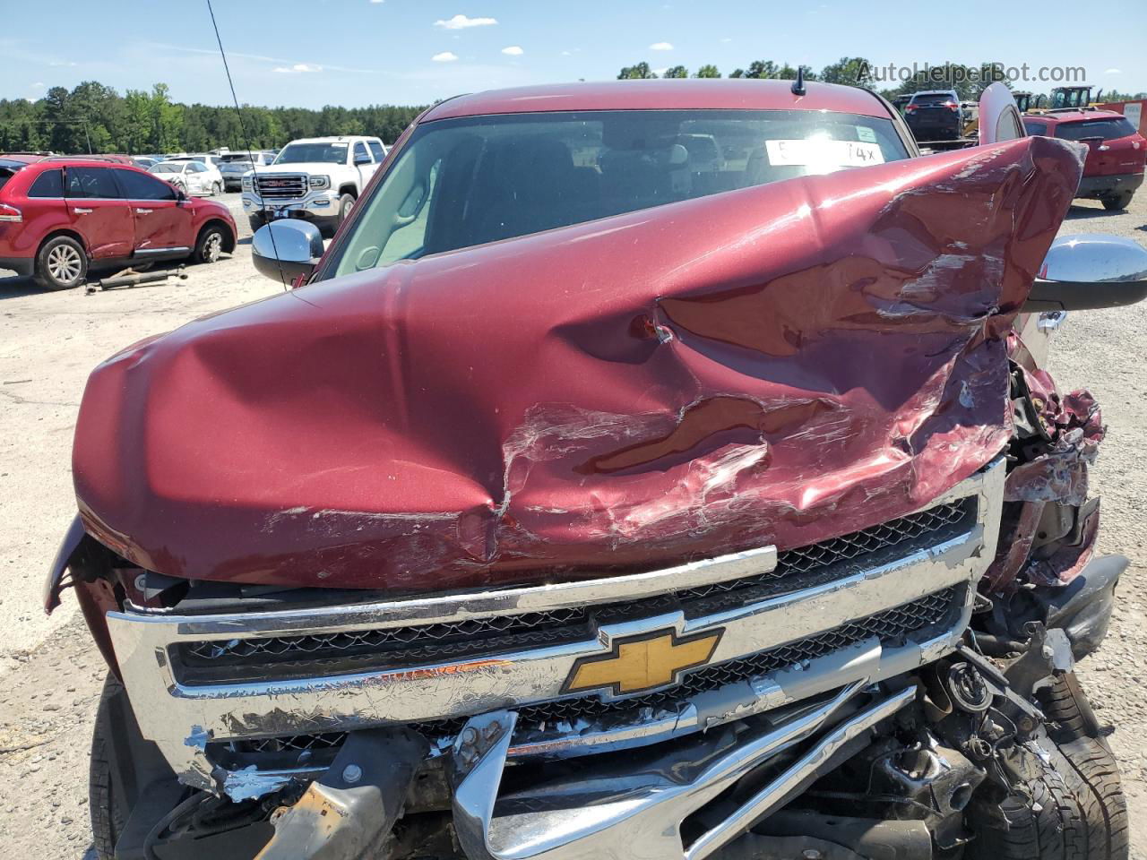 2013 Chevrolet Silverado C1500 Lt Burgundy vin: 1GCRCSE05DZ215684