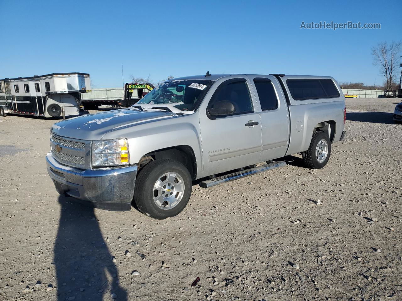 2013 Chevrolet Silverado C1500 Lt Silver vin: 1GCRCSE06DZ208372