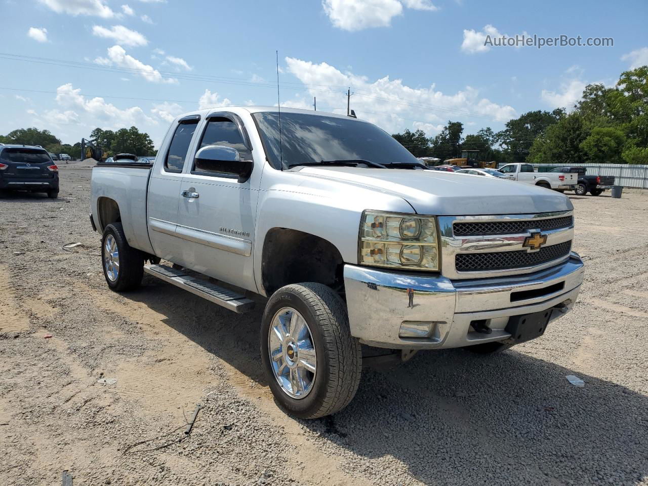 2013 Chevrolet Silverado C1500 Lt Silver vin: 1GCRCSE08DZ151950