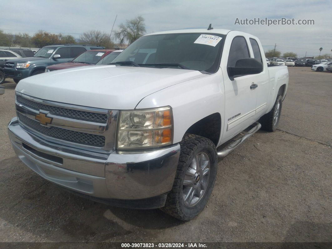 2013 Chevrolet Silverado 1500 Lt White vin: 1GCRCSE08DZ264068