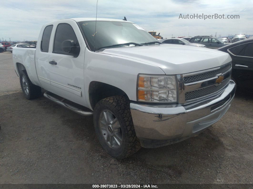 2013 Chevrolet Silverado 1500 Lt White vin: 1GCRCSE08DZ264068