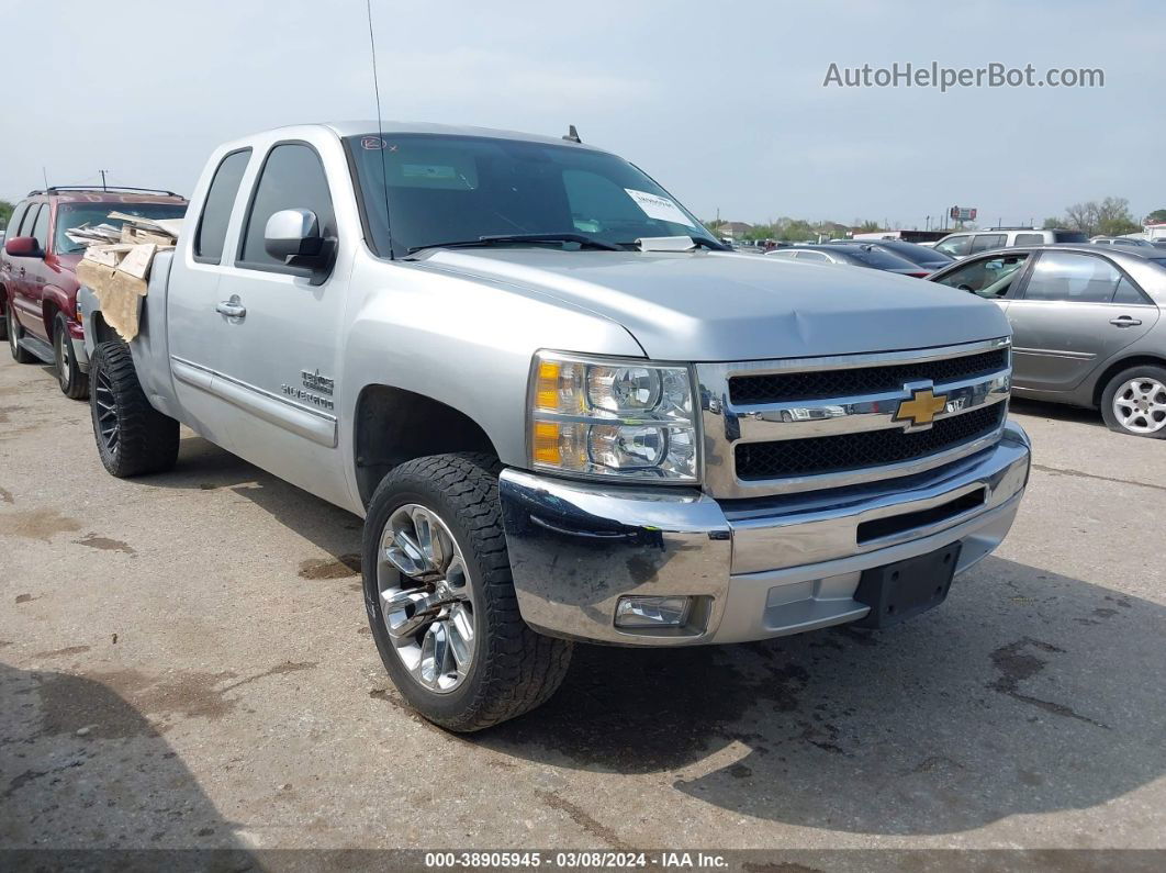 2012 Chevrolet Silverado 1500 Lt Silver vin: 1GCRCSE09CZ326432