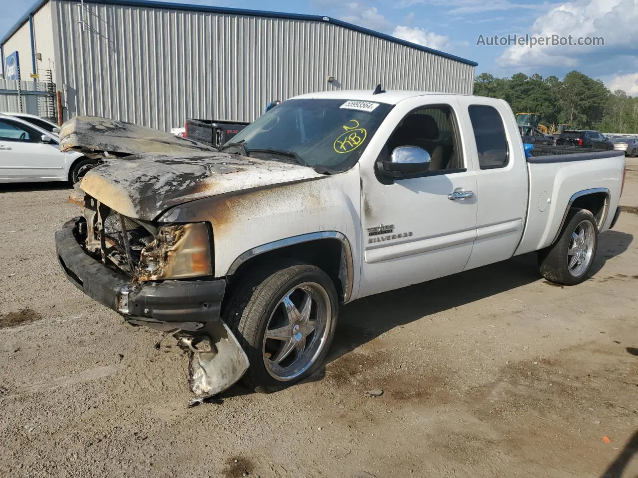 2012 Chevrolet Silverado C1500 Lt White vin: 1GCRCSE09CZ355624