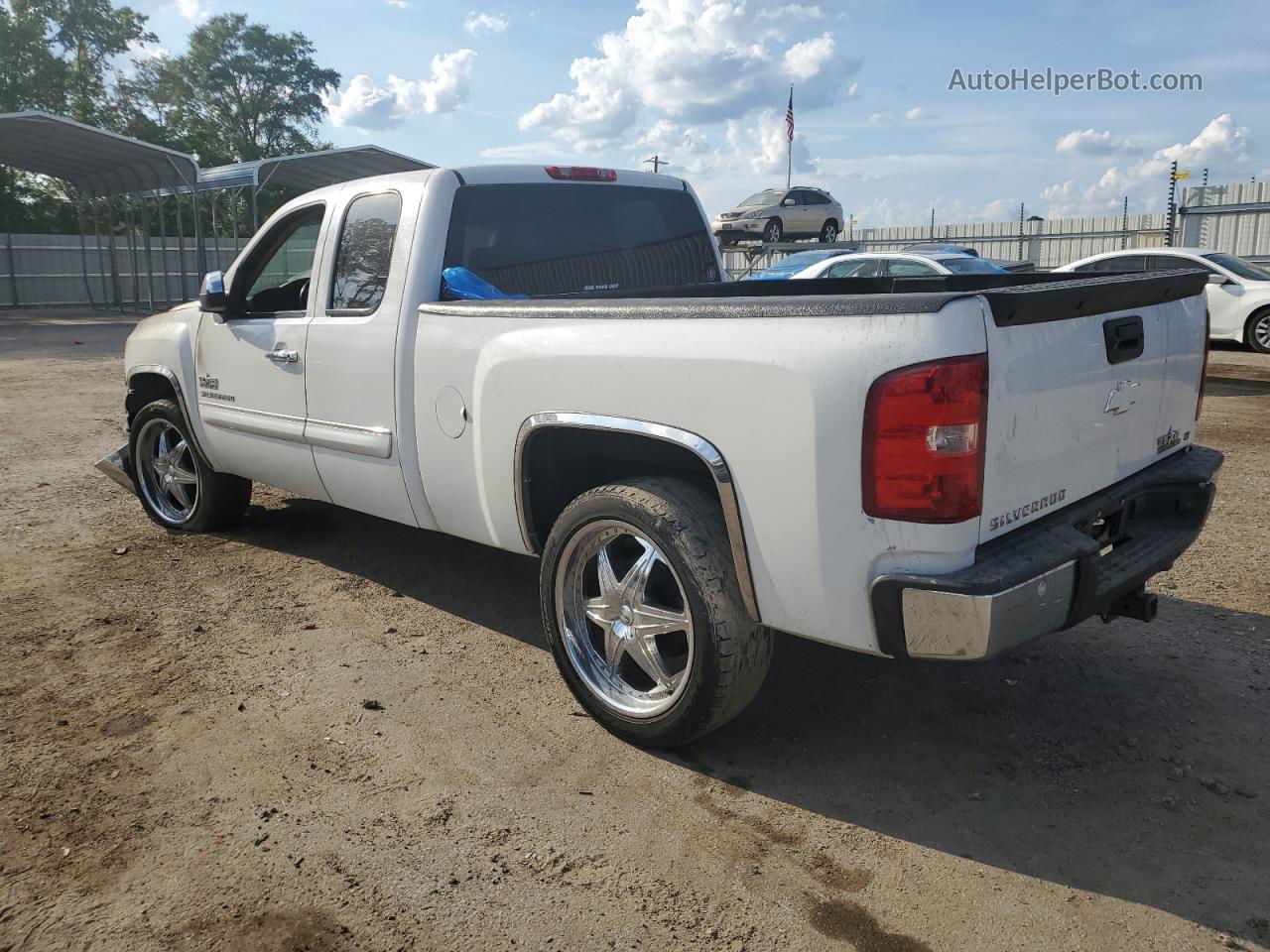 2012 Chevrolet Silverado C1500 Lt White vin: 1GCRCSE09CZ355624