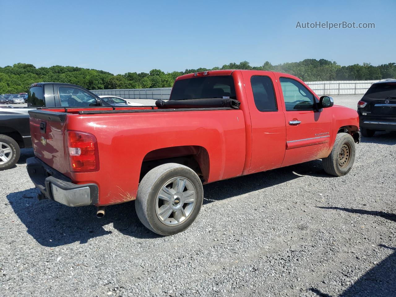 2013 Chevrolet Silverado C1500 Lt Red vin: 1GCRCSE09DZ251426