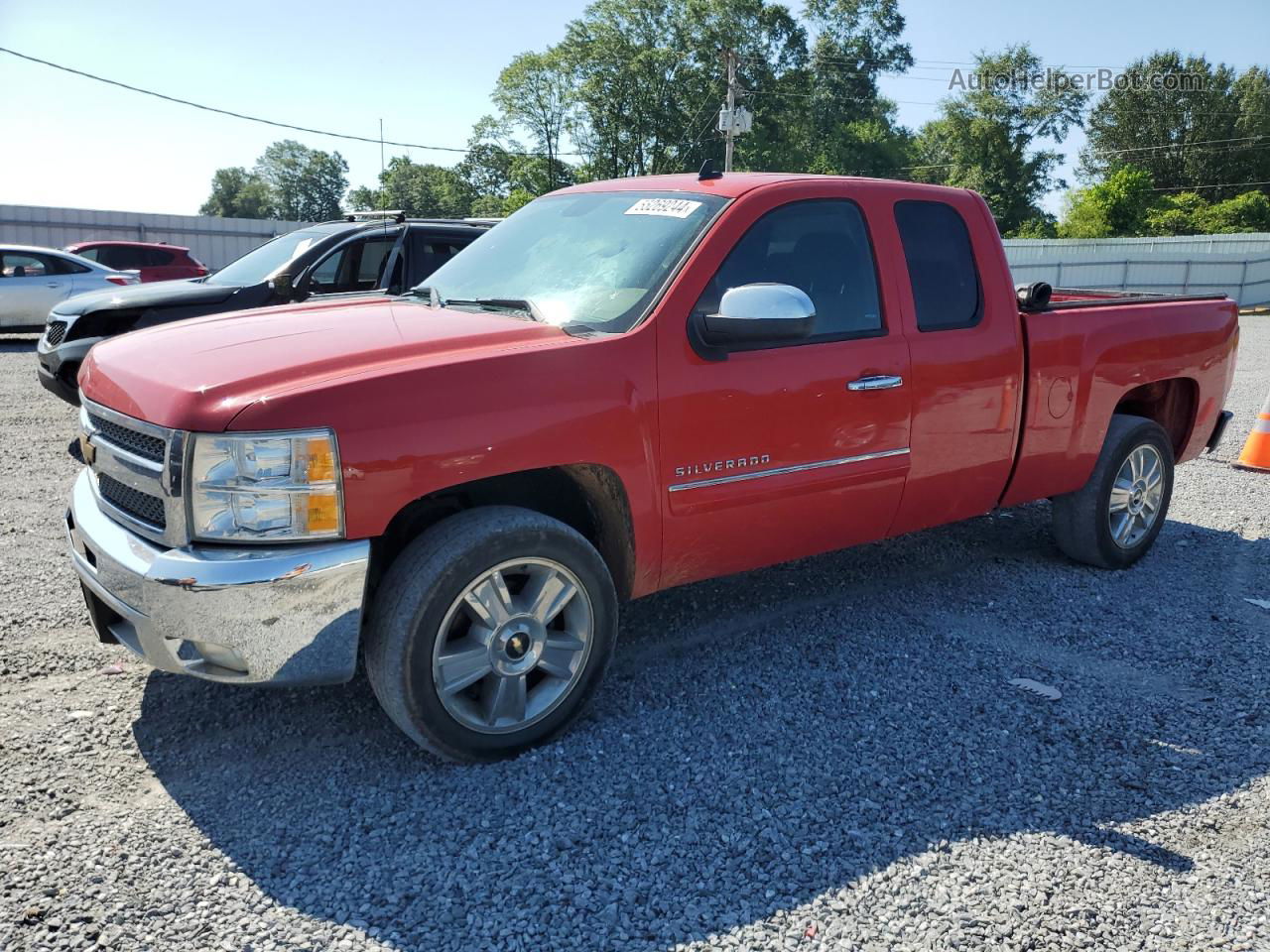 2013 Chevrolet Silverado C1500 Lt Red vin: 1GCRCSE09DZ251426