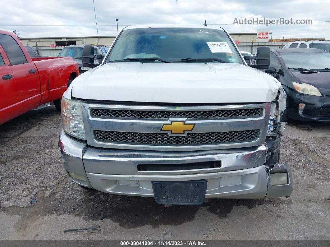 2013 Chevrolet Silverado 1500 Lt White vin: 1GCRCSE09DZ364129