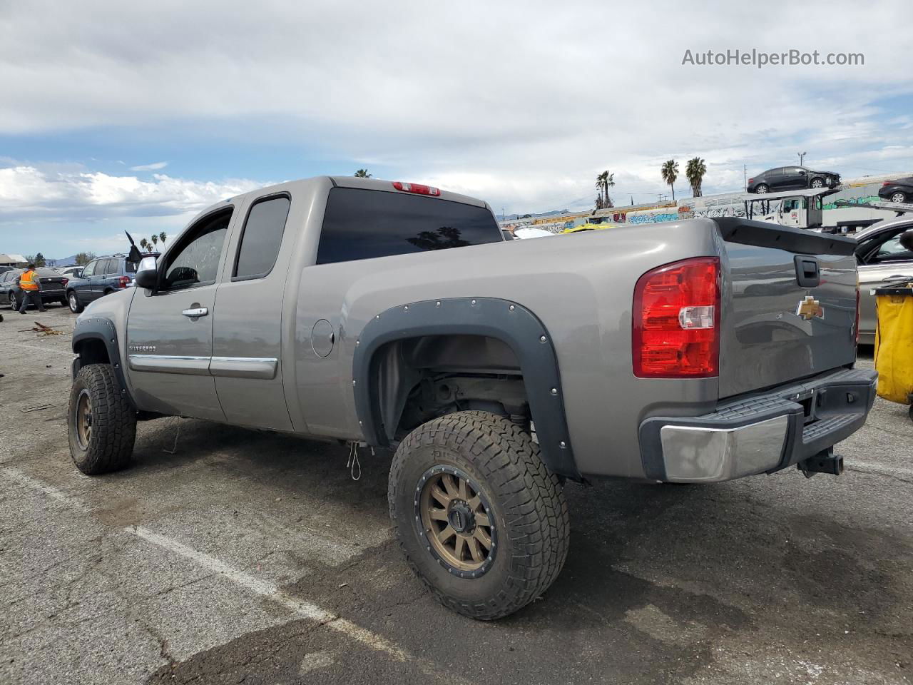 2012 Chevrolet Silverado C1500 Lt Gray vin: 1GCRCSE0XCZ239381