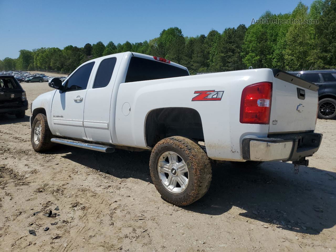 2013 Chevrolet Silverado C1500 Lt White vin: 1GCRCSE0XDZ227541