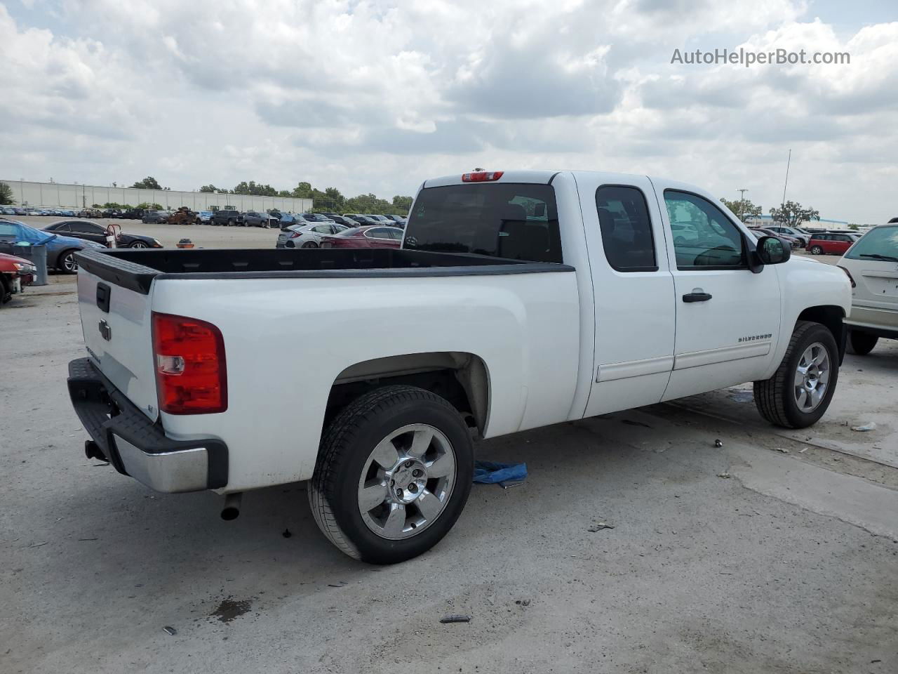 2012 Chevrolet Silverado C1500 Lt White vin: 1GCRCSEA1CZ101236