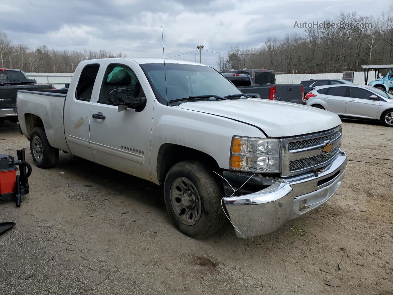 2012 Chevrolet Silverado C1500 Lt White vin: 1GCRCSEA1CZ123852