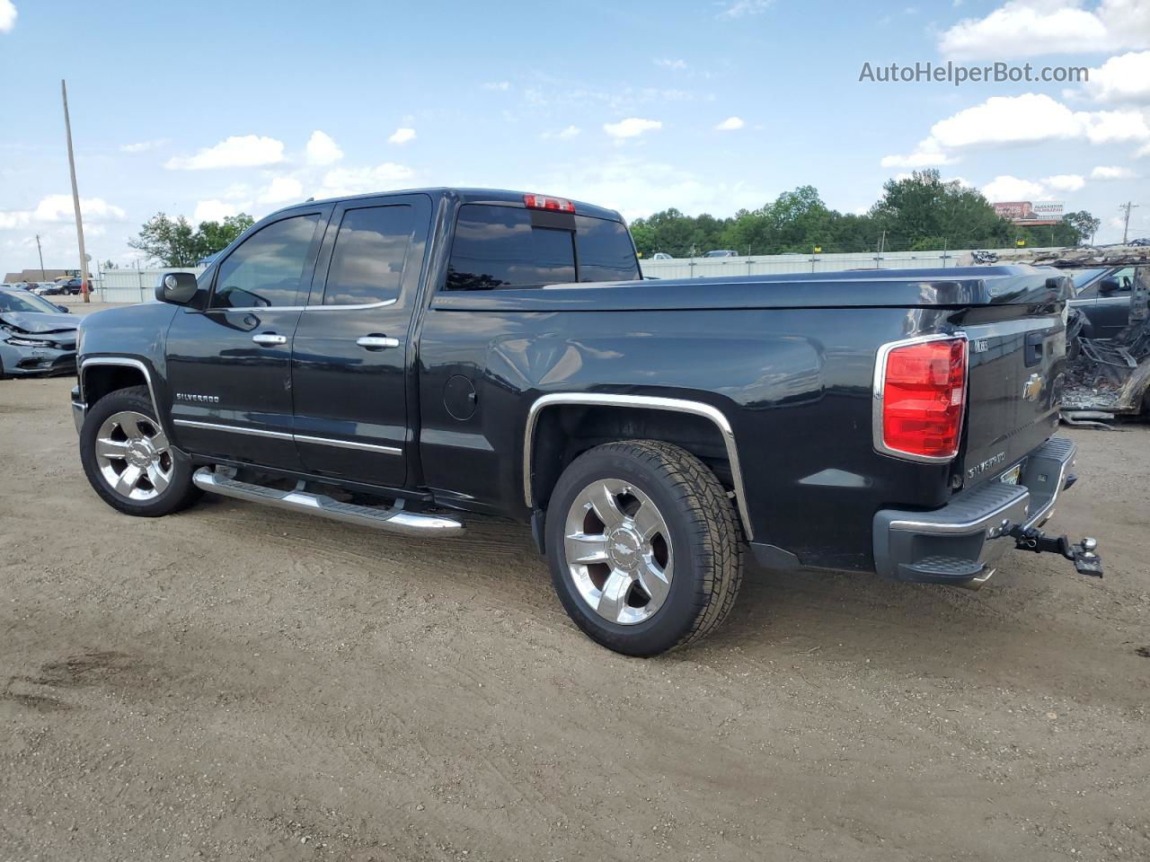 2015 Chevrolet Silverado C1500 Ltz Black vin: 1GCRCSEC4FZ393468