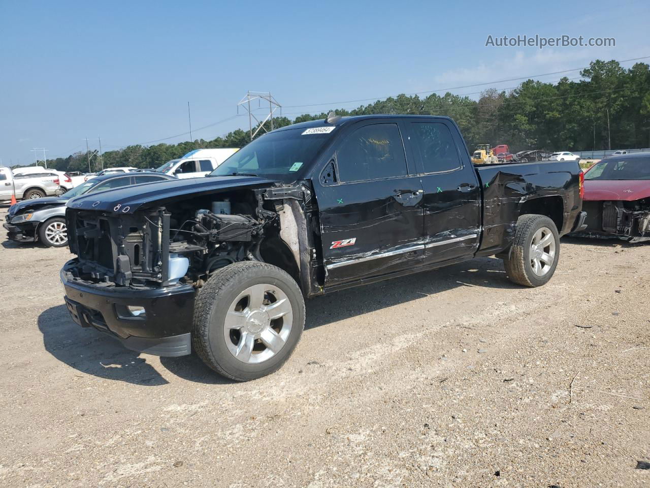 2015 Chevrolet Silverado C1500 Ltz Black vin: 1GCRCSECXFZ326437