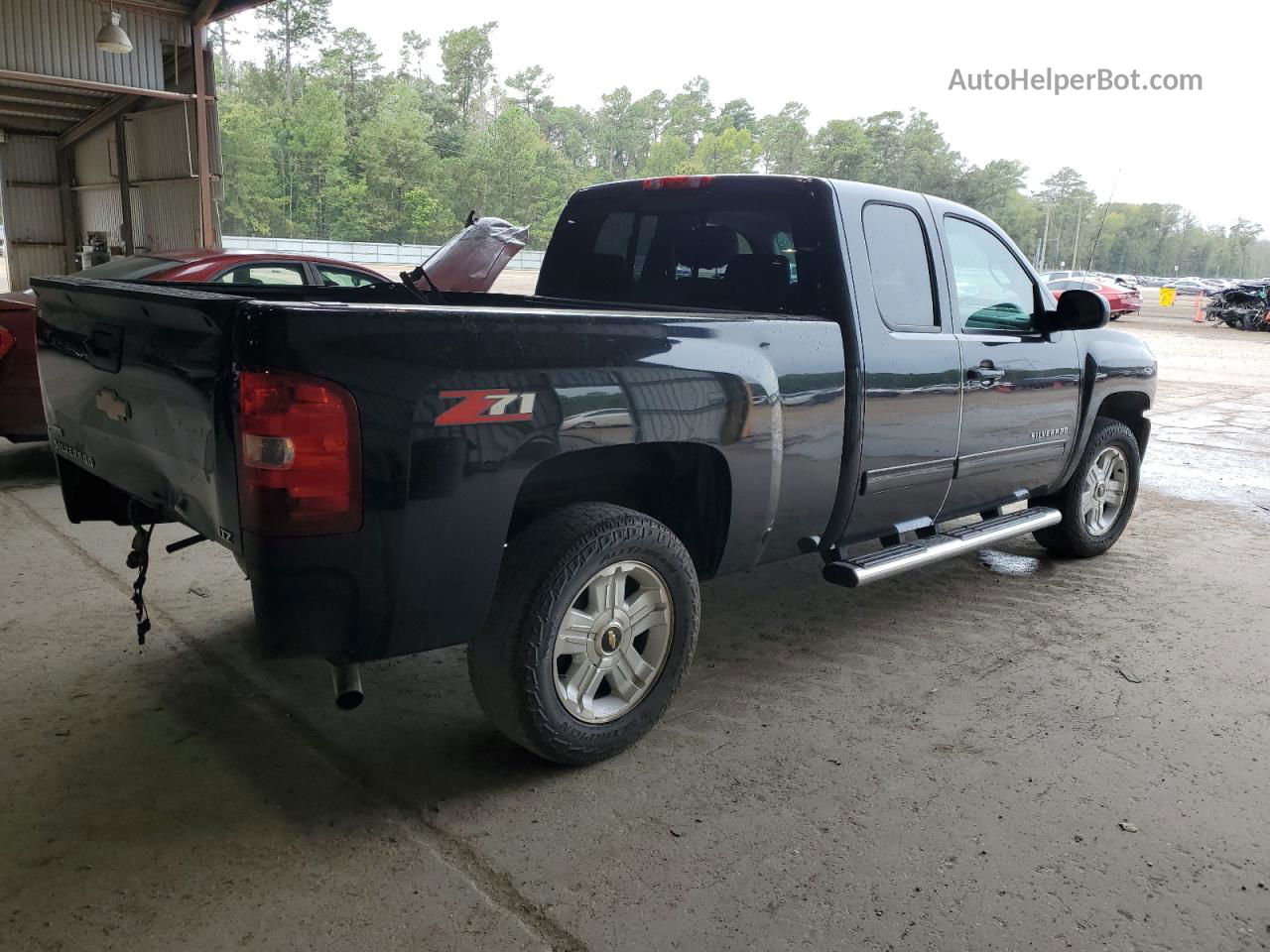 2012 Chevrolet Silverado C1500 Ltz Black vin: 1GCRCTE08CZ190476