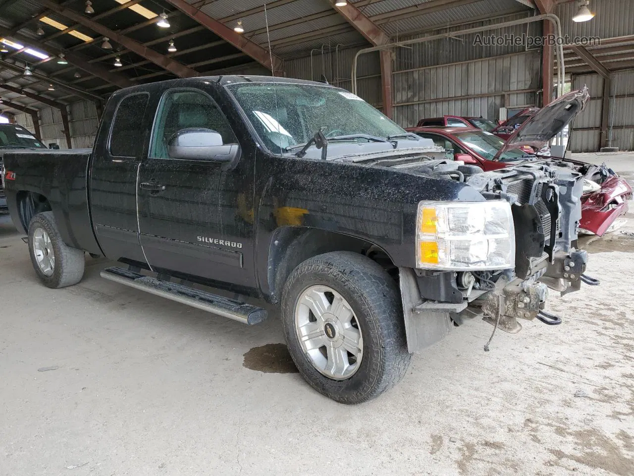 2012 Chevrolet Silverado C1500 Ltz Black vin: 1GCRCTE08CZ190476