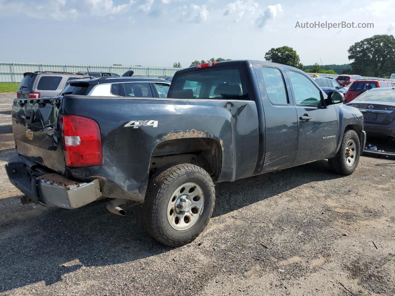 2013 Chevrolet Silverado K1500 Black vin: 1GCRKPE74DZ374161