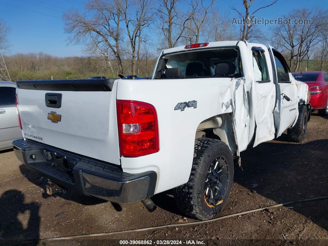 2013 Chevrolet Silverado 1500 Work Truck White vin: 1GCRKPEA1DZ176794