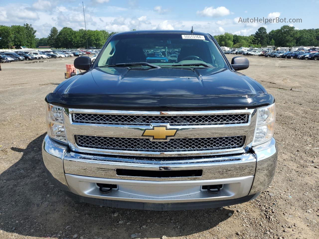 2012 Chevrolet Silverado K1500 Ls Black vin: 1GCRKREA0CZ123854