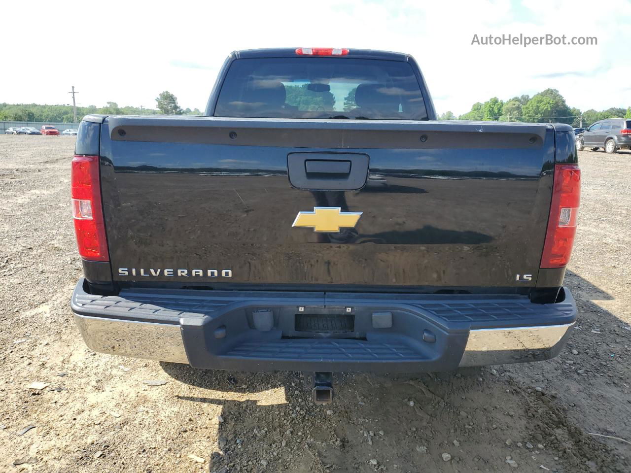 2012 Chevrolet Silverado K1500 Ls Black vin: 1GCRKREA0CZ123854