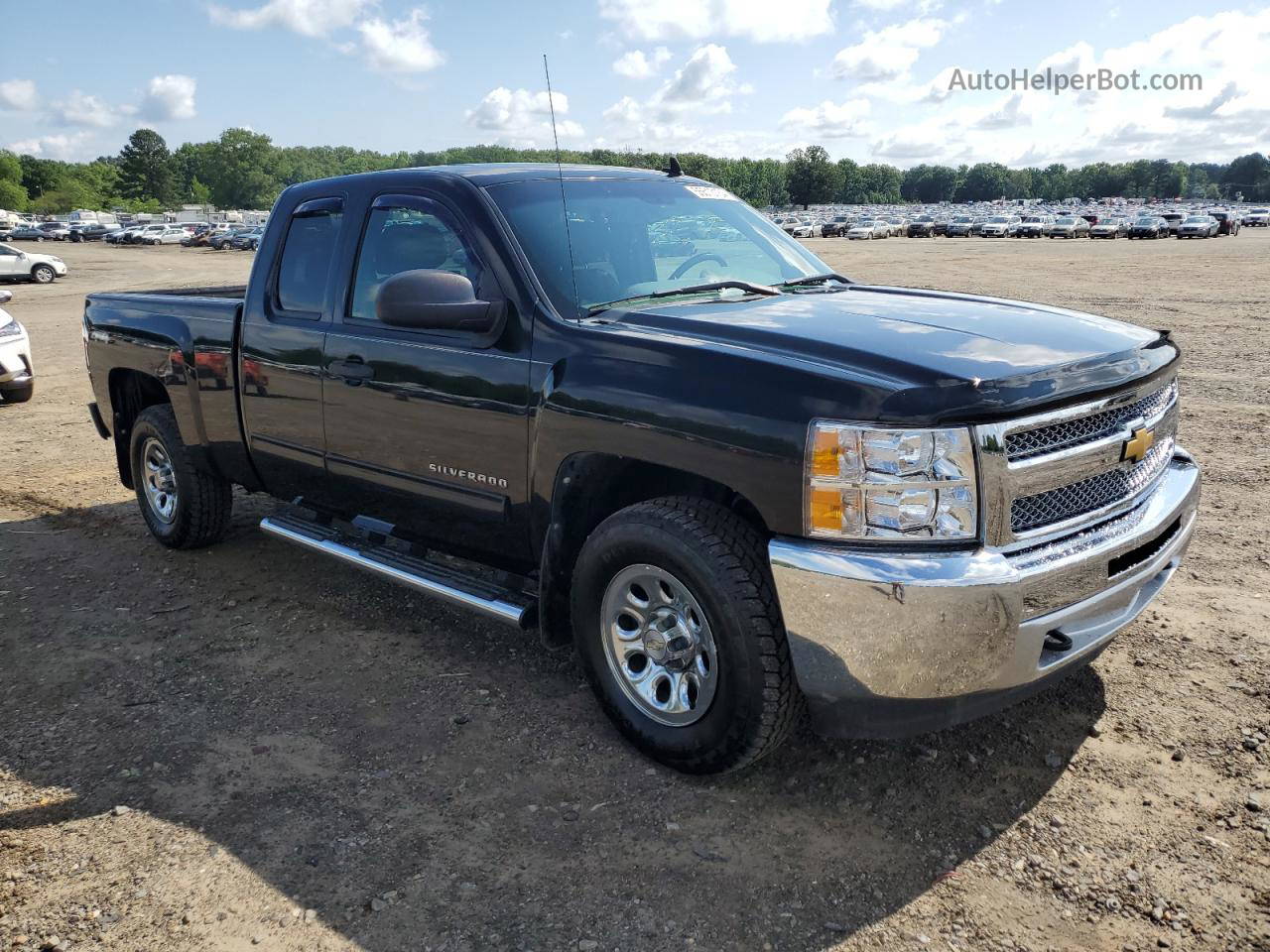 2012 Chevrolet Silverado K1500 Ls Black vin: 1GCRKREA0CZ123854