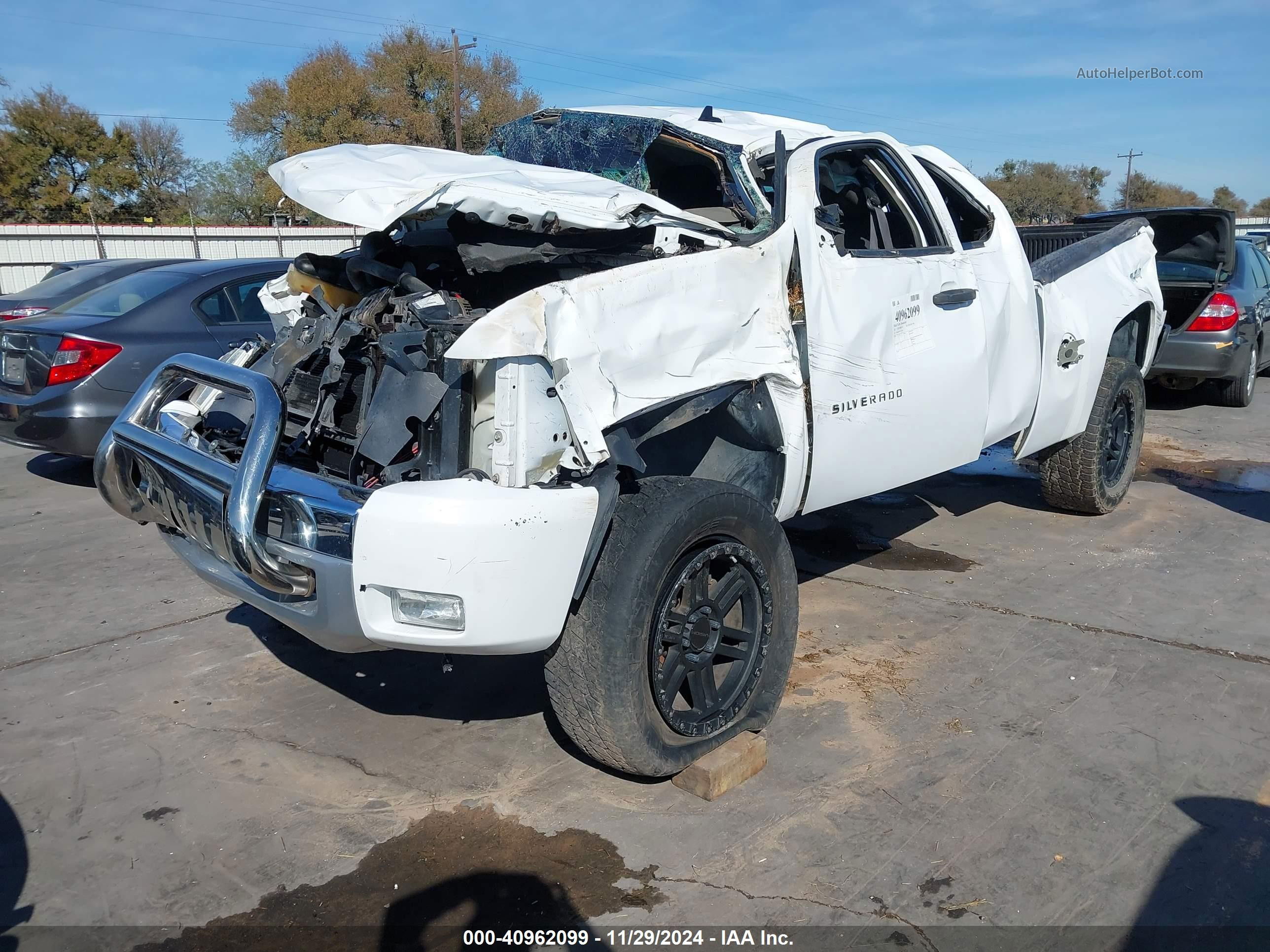 2012 Chevrolet Silverado 1500 Ls White vin: 1GCRKREA3CZ171283