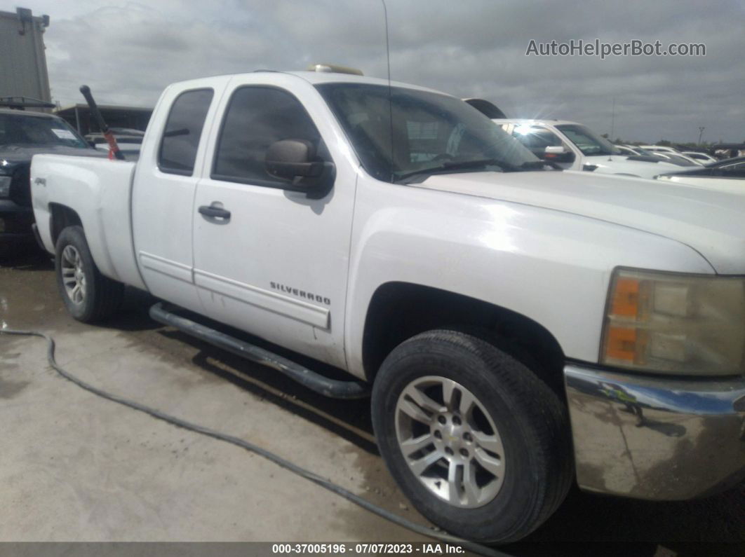 2013 Chevrolet Silverado 1500 Ls Белый vin: 1GCRKREA4DZ301119