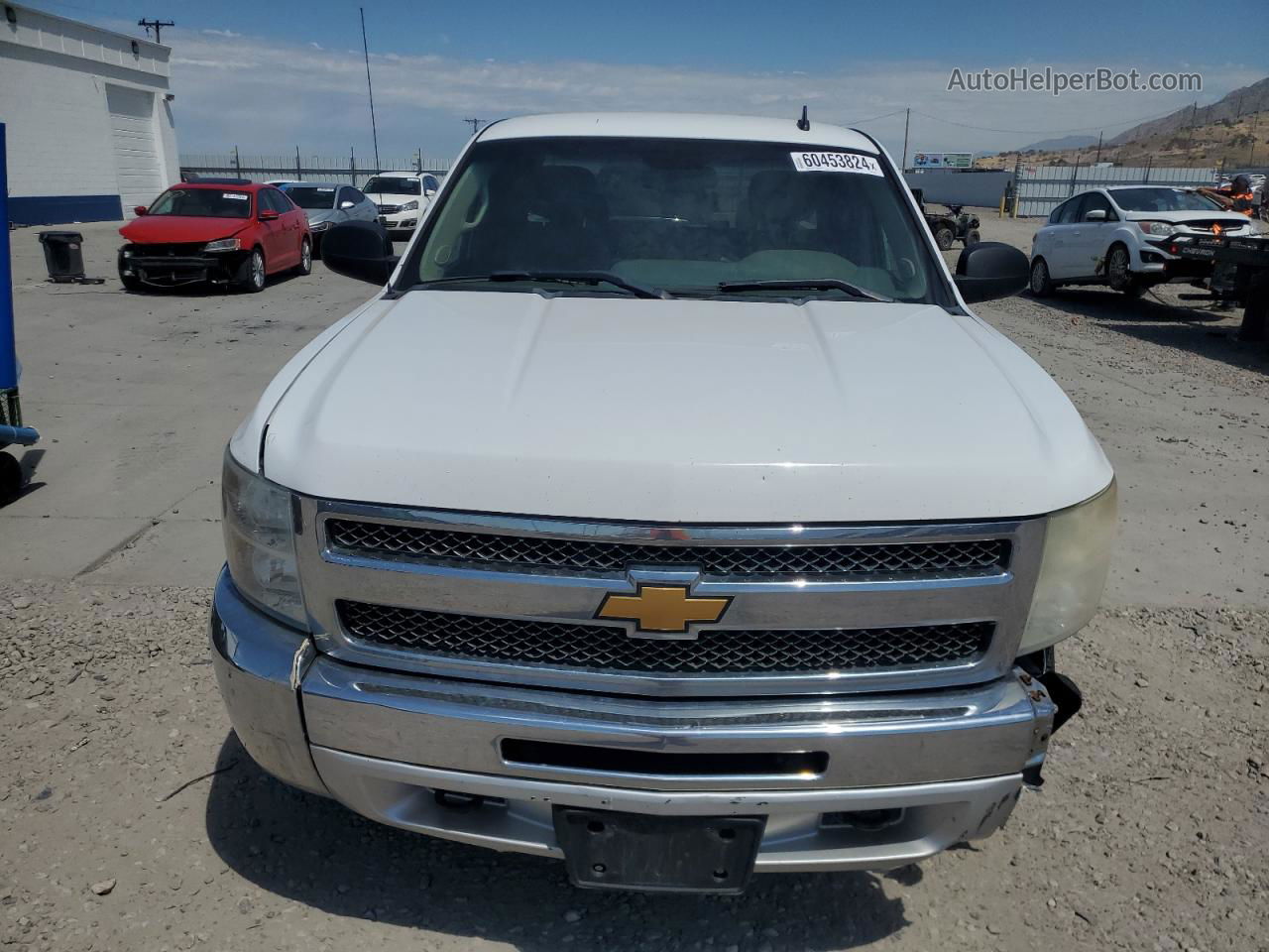 2012 Chevrolet Silverado K1500 Ls White vin: 1GCRKREA9CZ289807