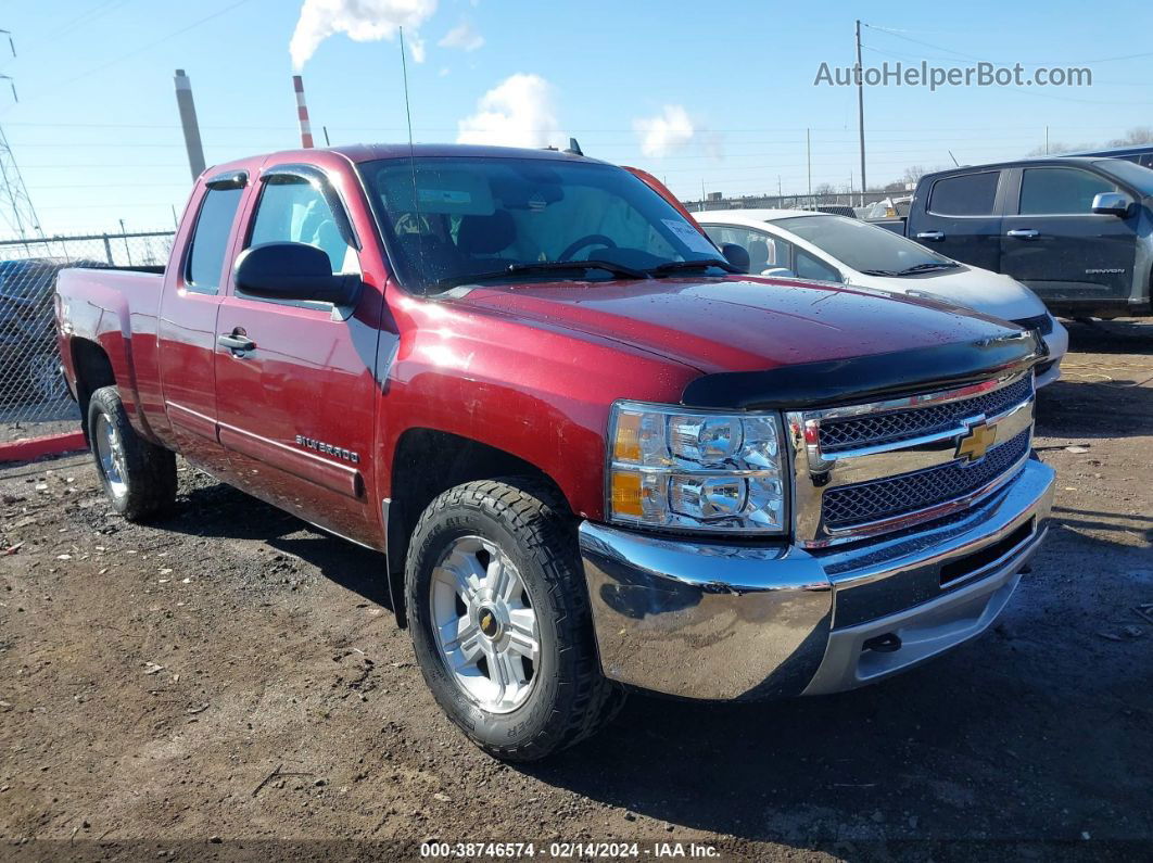 2013 Chevrolet Silverado 1500 Lt Red vin: 1GCRKSE70DZ242534